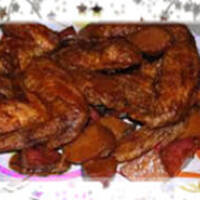 cynamonowe skrzydełka w miodzie babci Małgosi