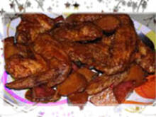 Fot. babcia Małgosia, cynamonowe skrzydełka w miodzie babci Małgosi