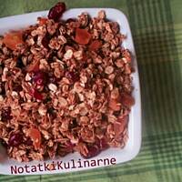 Granola kokosowo-żurawinowa