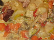 Fot. niania09, Kopytka z warzywami.