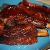 Żeberka pieczone w miodzie