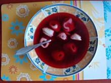 Fot. Anna Z, Barszcz czerwony na wywarze grzybowym