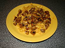 Fot. Andy007, Makaron Tagliatelle z pieczarkami