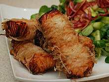 Fot. katy12, Łosoś teriyaki w makaronowej skorupce