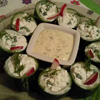 Ogórek wyglądający niczym sushi