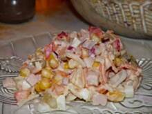 Fot. Anna Z, Sałatka z szynką i ananasem