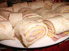 Fot. agnieszkaluton, Tortilla z szynką i serem.