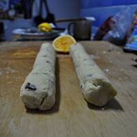 Ciasteczka maślane pomarańczowo-bakaliowe