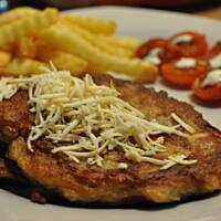 Wegetariańskie kotlety mielone z oscypkiem