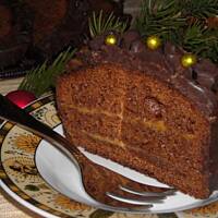 Piernik z masą karmelową