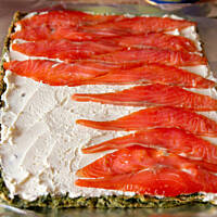 Rolada szpinakowo-łososiowa efektowna