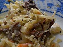 Fot. shadowcat, Sałatka z kapusty kiszonej,kurek i czosnku