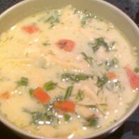 Aromatyczna zupa koperkowa na wywarze