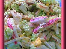 Fot. babcia Małgosia, ukraińska sałatka z surimi wg babci Małgosi