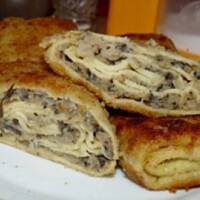 Krokiety ze słodką kapustą i pieczarkami