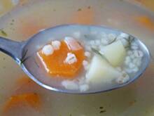 Fot. Anna Z, Krupnik jęczmienny z ziemniaczkami