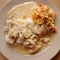 Potrawka z kurczaka z warzywami i ananasem