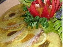 Fot. danusia19671, Schab ze śliwką i morelą w galarecie