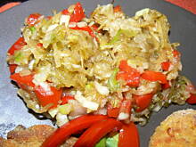 Fot. gosialowicz, surówka z kiszonych ogórków