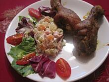 Fot. Jola66, Pieczone kawałki kurczaka w marynacie miodowej