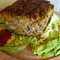 Pasztet jajeczny z pieczarkami