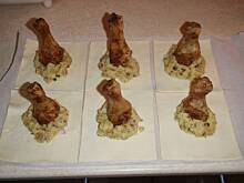 Fot. bronislawa70, Podudzia z kurczaka w sakiewkach z ciasta francuskiego