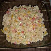 Sałatka z makaronem muszelki