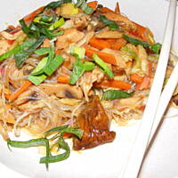 Danie chińskie spolszczone czyli kurczak w warzywach