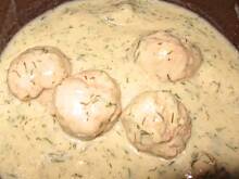 Fot. piorunkowa, Pulpety w pysznym sosie koperkowym