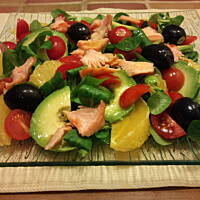 Pycha sałatka z roszponki