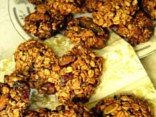 Fot. osulka, Ciasteczka bardzo owsiane z bakaliami