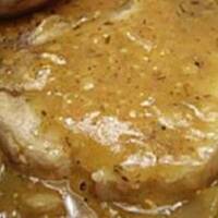 Kotlety schabowe  w sosie cebulowo-miodowym