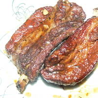 Żeberka w winie i miodzie