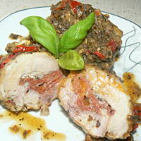 udka z salami i mozzarella