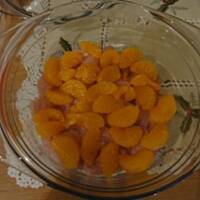 Potrawka z kurczaka z mandarynkami i pieczarkami