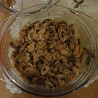 Potrawka z kurczaka z mandarynkami i pieczarkami