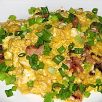 Jajecznica na boczku