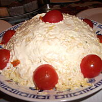 Sałatka z zupek chińskich.