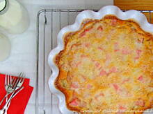 Fot. kasia_sach, Clafoutis z rabarbarem