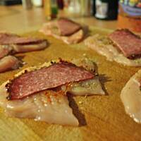 Roladki z kurczaka i salami