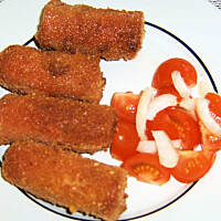 Chrupiące parówki wg M&Ł