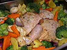 Fot. olusia23, Warzywa i mięso z piekarnika (danie jednogarnkowe)