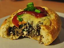 Fot. MIENTA, Bułki nadziewane pieczarkami