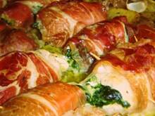 Fot. sebek, Kurczak ze szpinakiem otulony szynką parmeńską