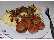 Fot. Olciaa, Pieczarki faszerowane mięsem