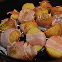 Smażone ziemniaczki w boczku