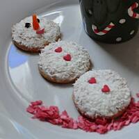 Biszkoptowe bałwanki