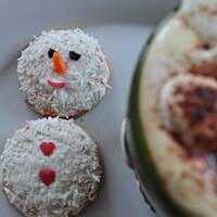 Biszkoptowe bałwanki