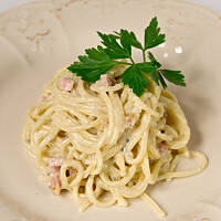 Makaron z sosem dauvergne - syte danie w 15 minut