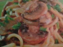 Fot. McAbra, Makaron z pieczarkami